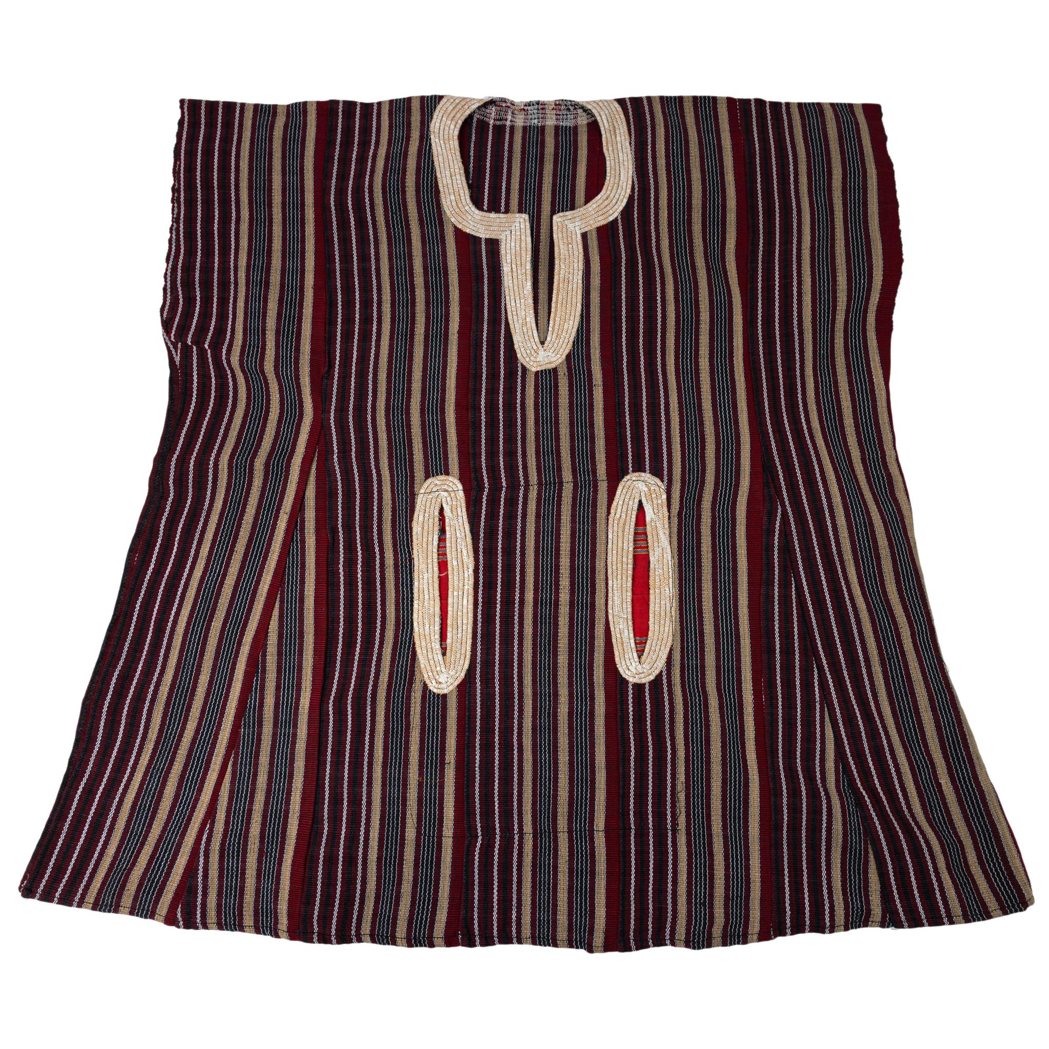Boys Burgundy & Gold Aso-Oke Kids Set