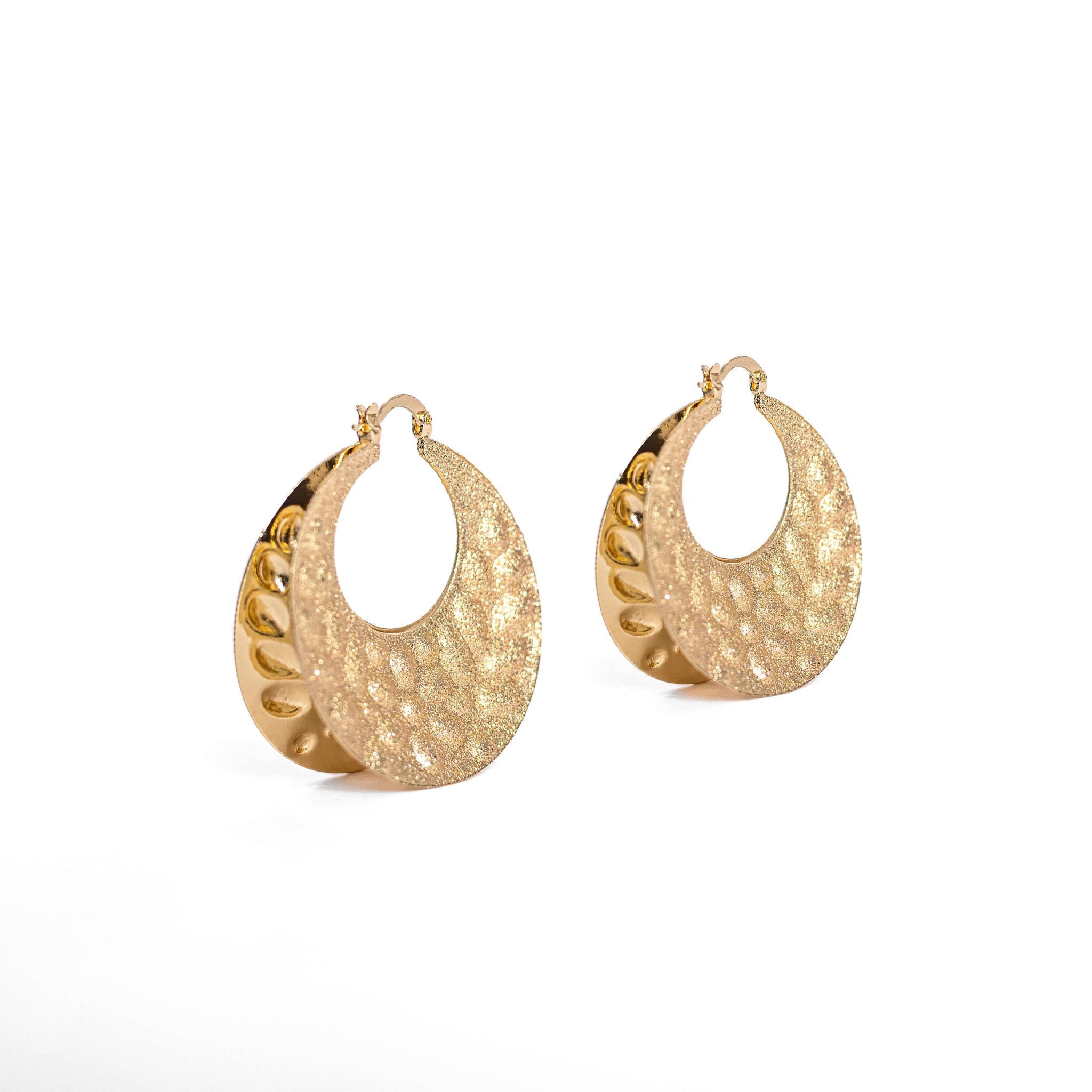 Gold Hoops Earring