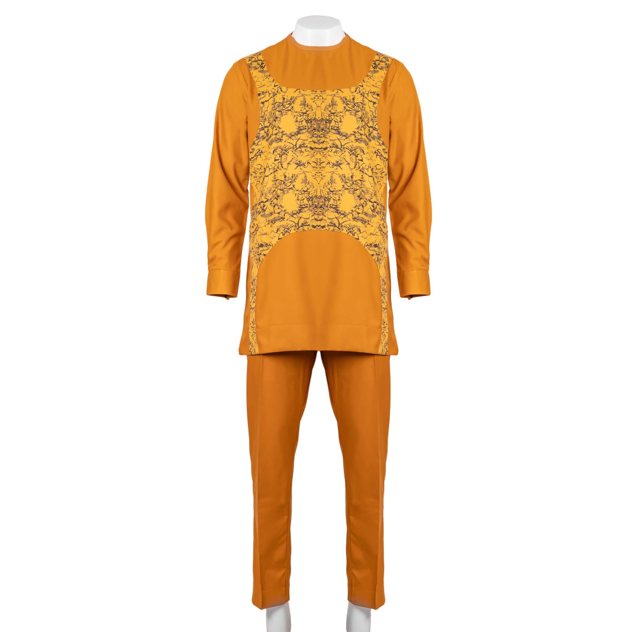 Men's Yellow Long Sleeve Set