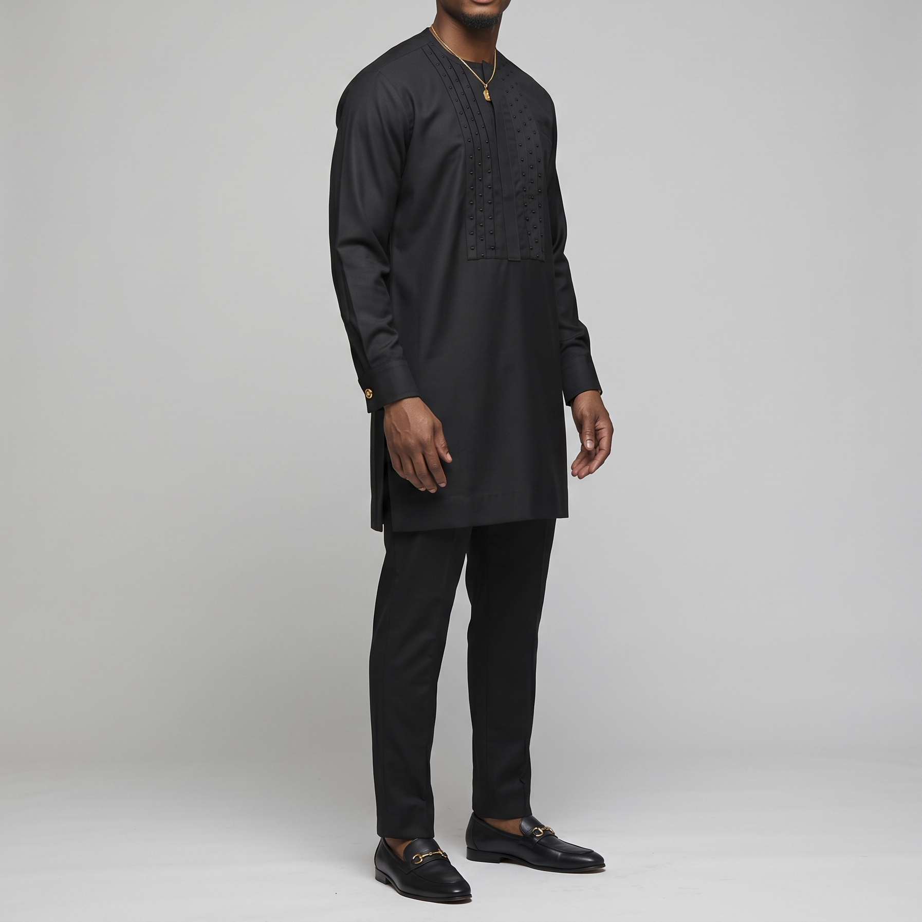 Black Suit w/Embroidery