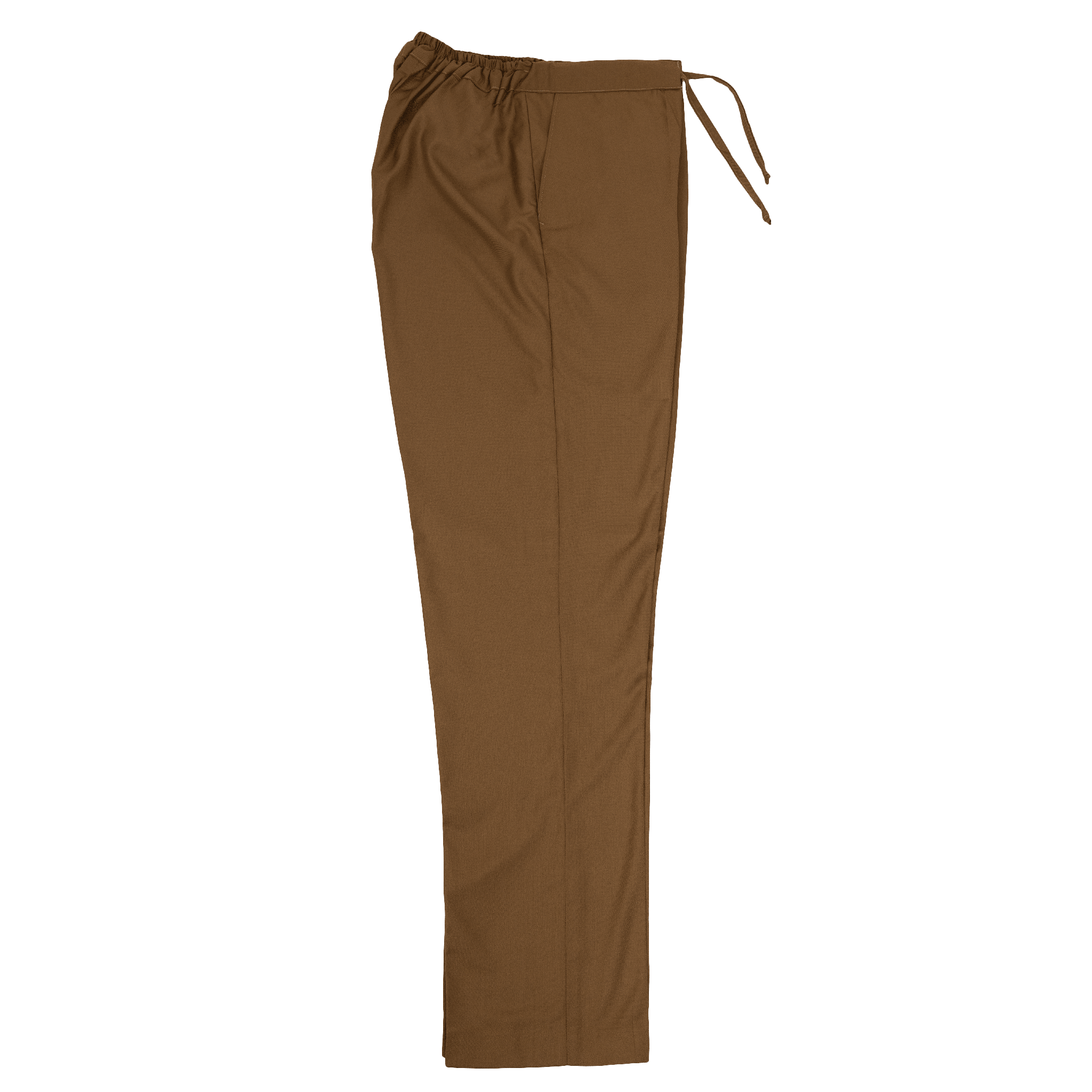 Chestnut Brown Embroidered Men's Cotton Senator Set