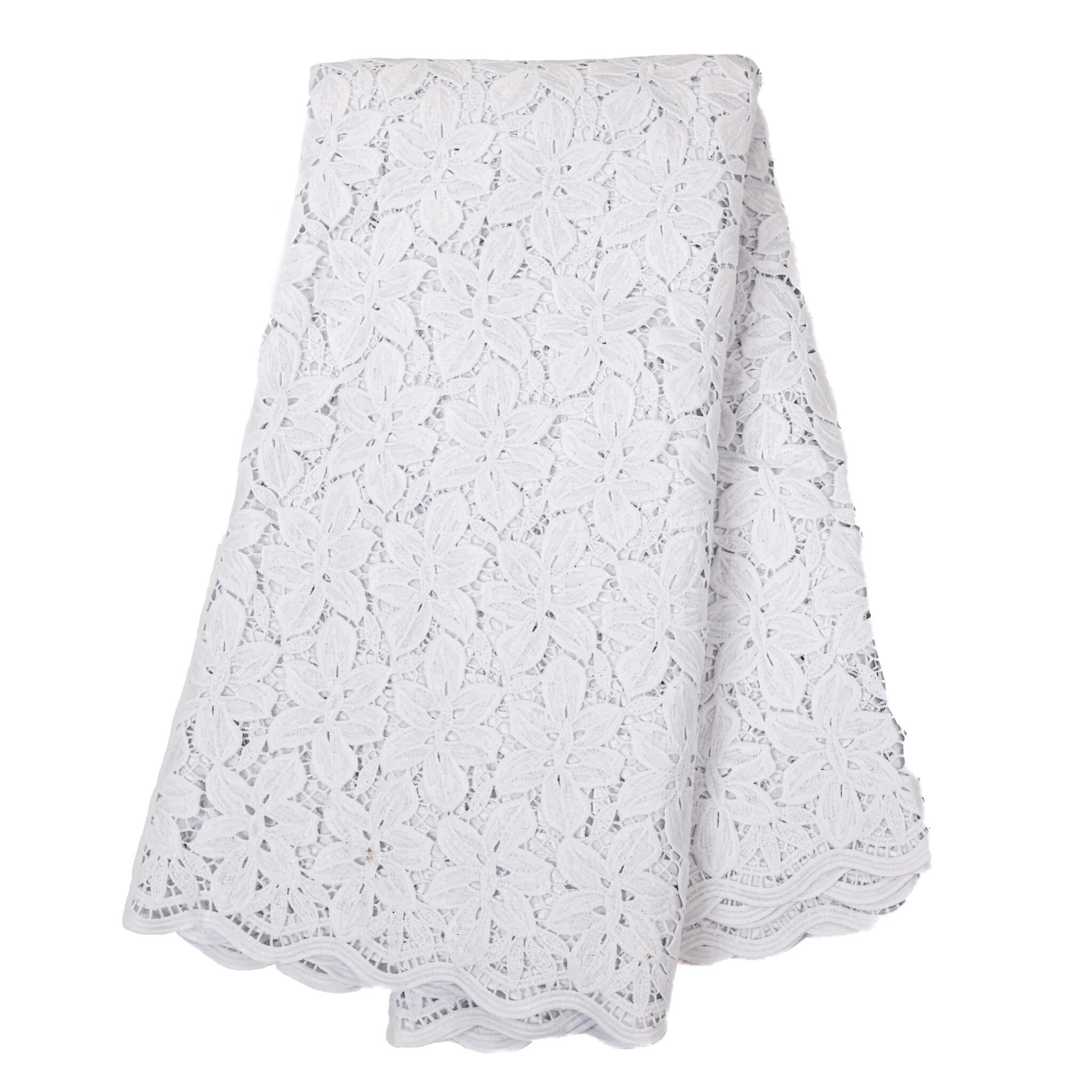 White Flower Guipure/Cod Lace