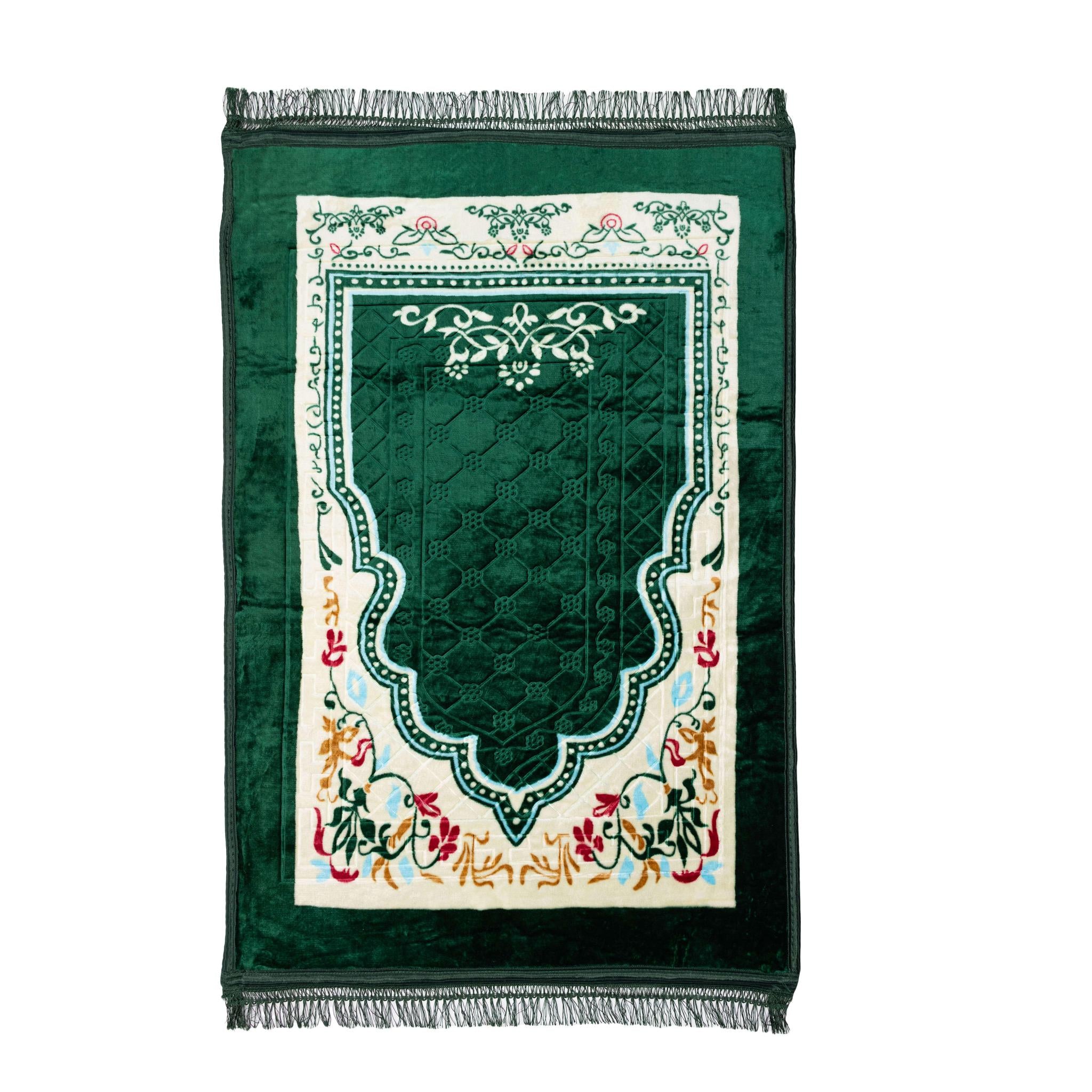 Green/Gold/Pink Prayer Mat