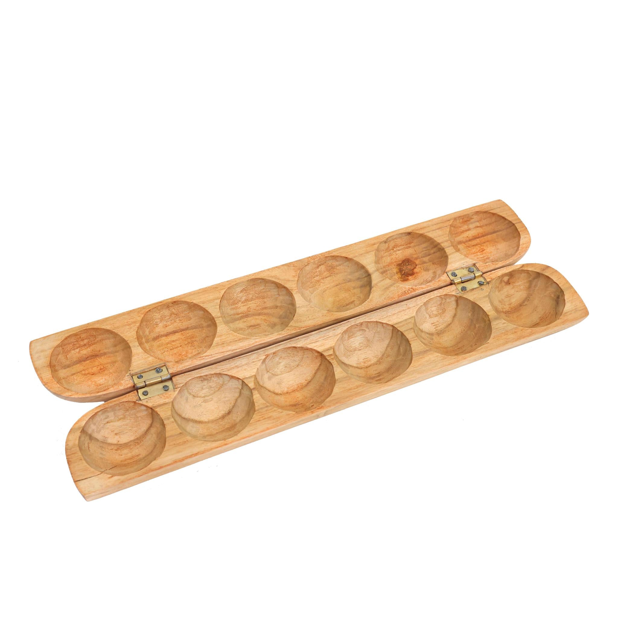Hand carved Ayò - Mancala Game - Crocodile