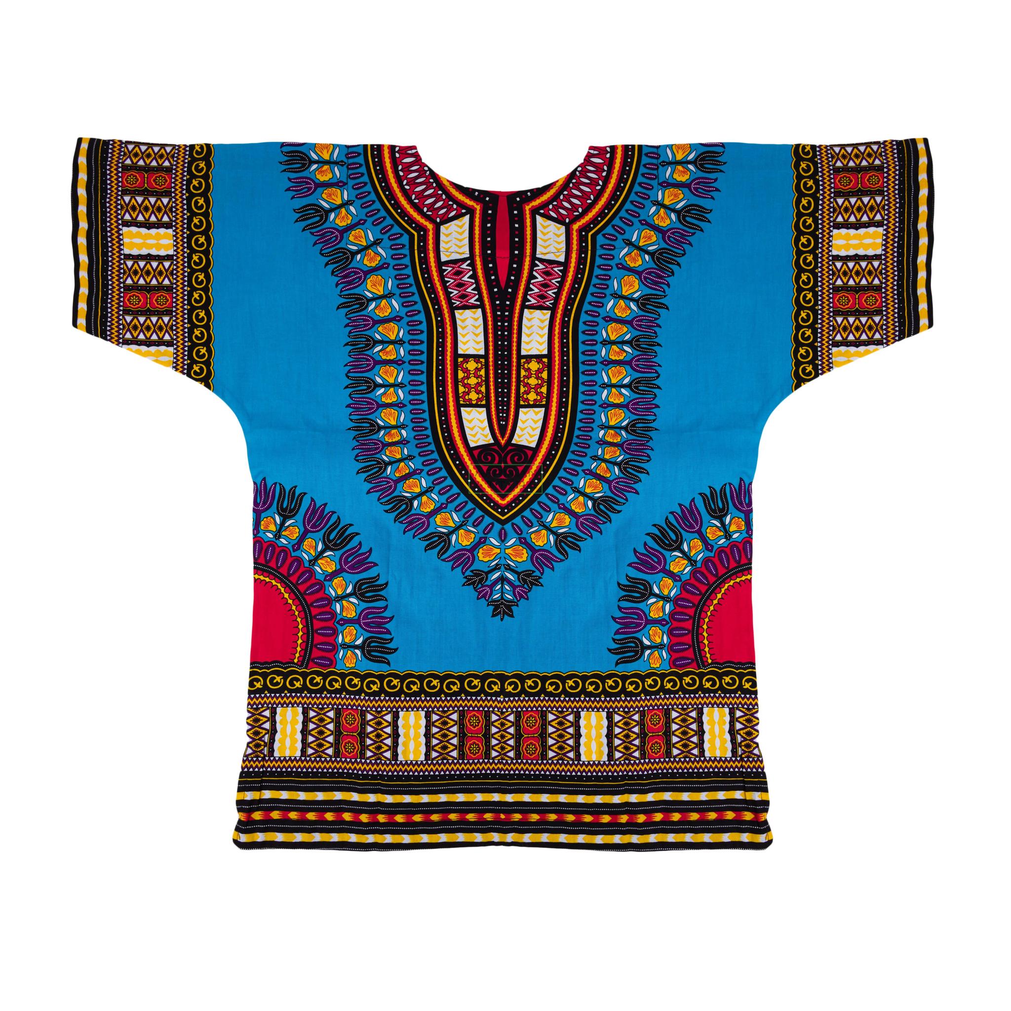 Sky Blue - African Dashiki Shirt