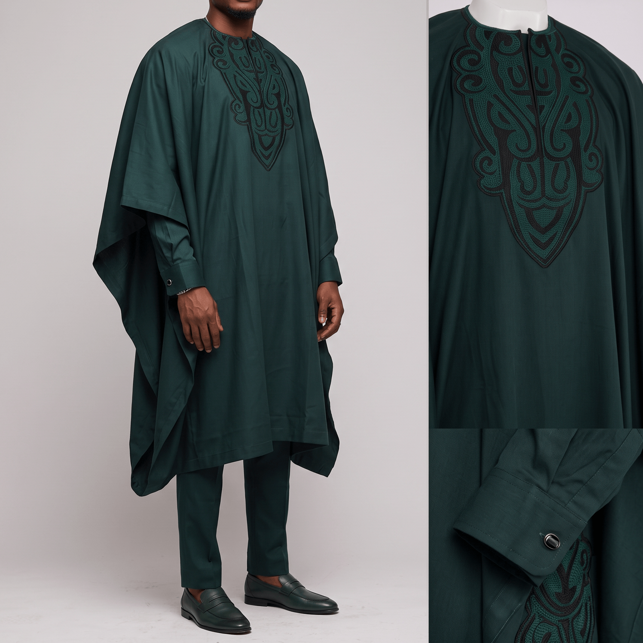 Men's Green Agbada