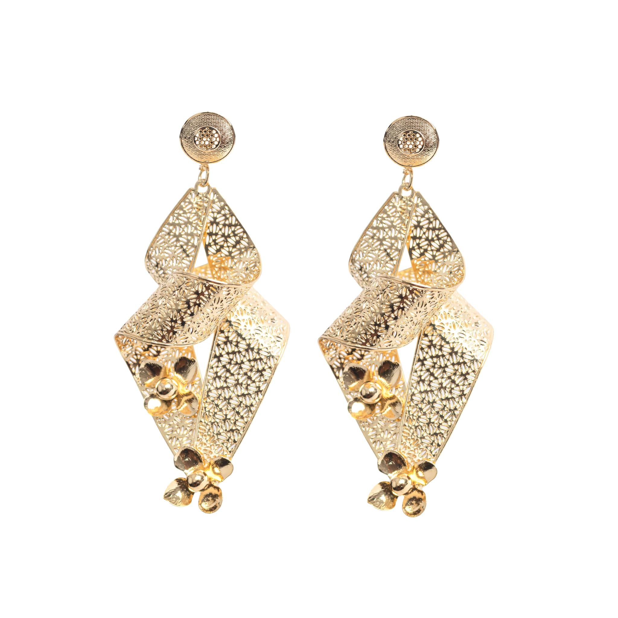 Gold Drop Earring