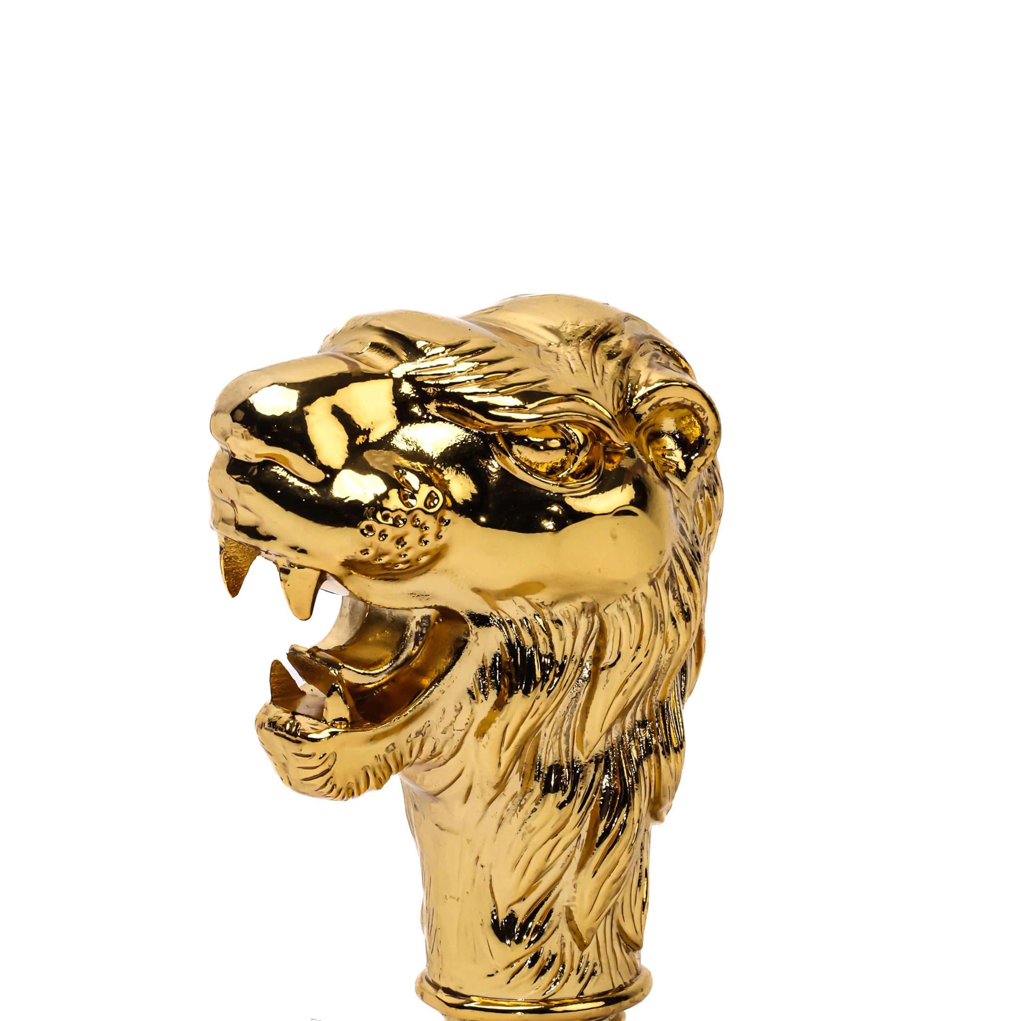 Lion Head Walking Stick