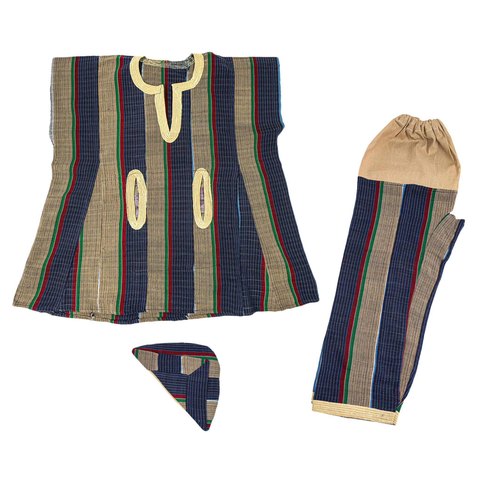 Boys Multi-Color Aso-Oke Kids Set