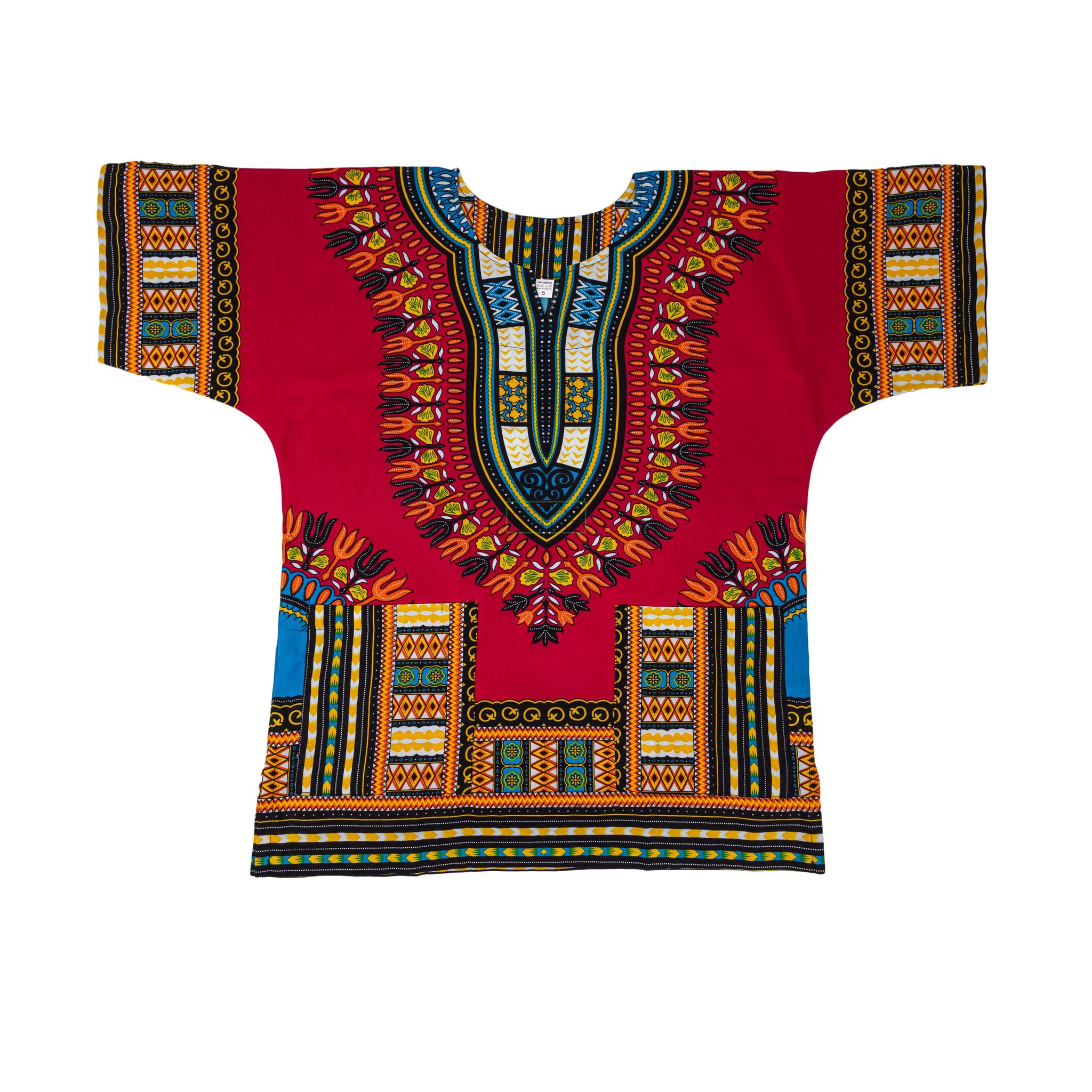 Pink - African Dashiki Shirt