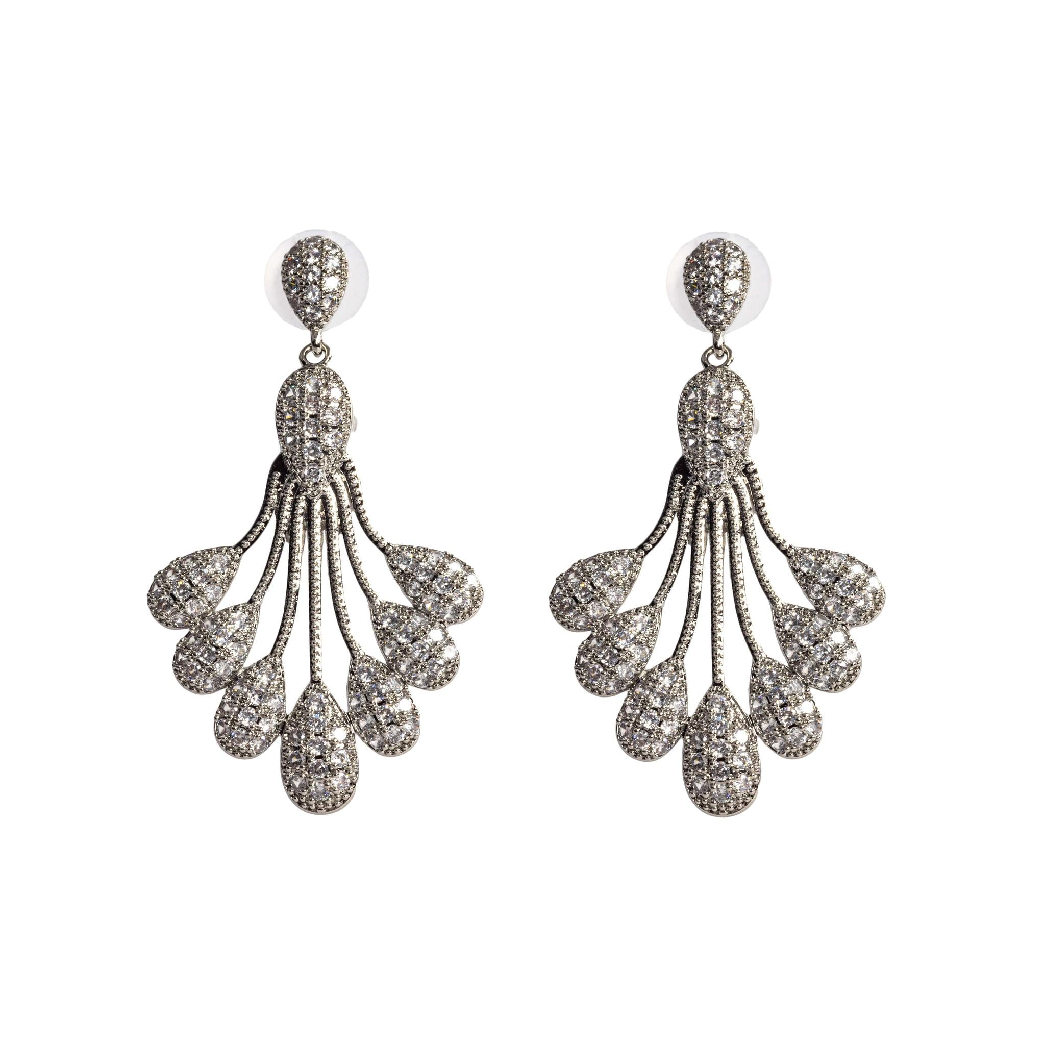 Silver Drop Earring