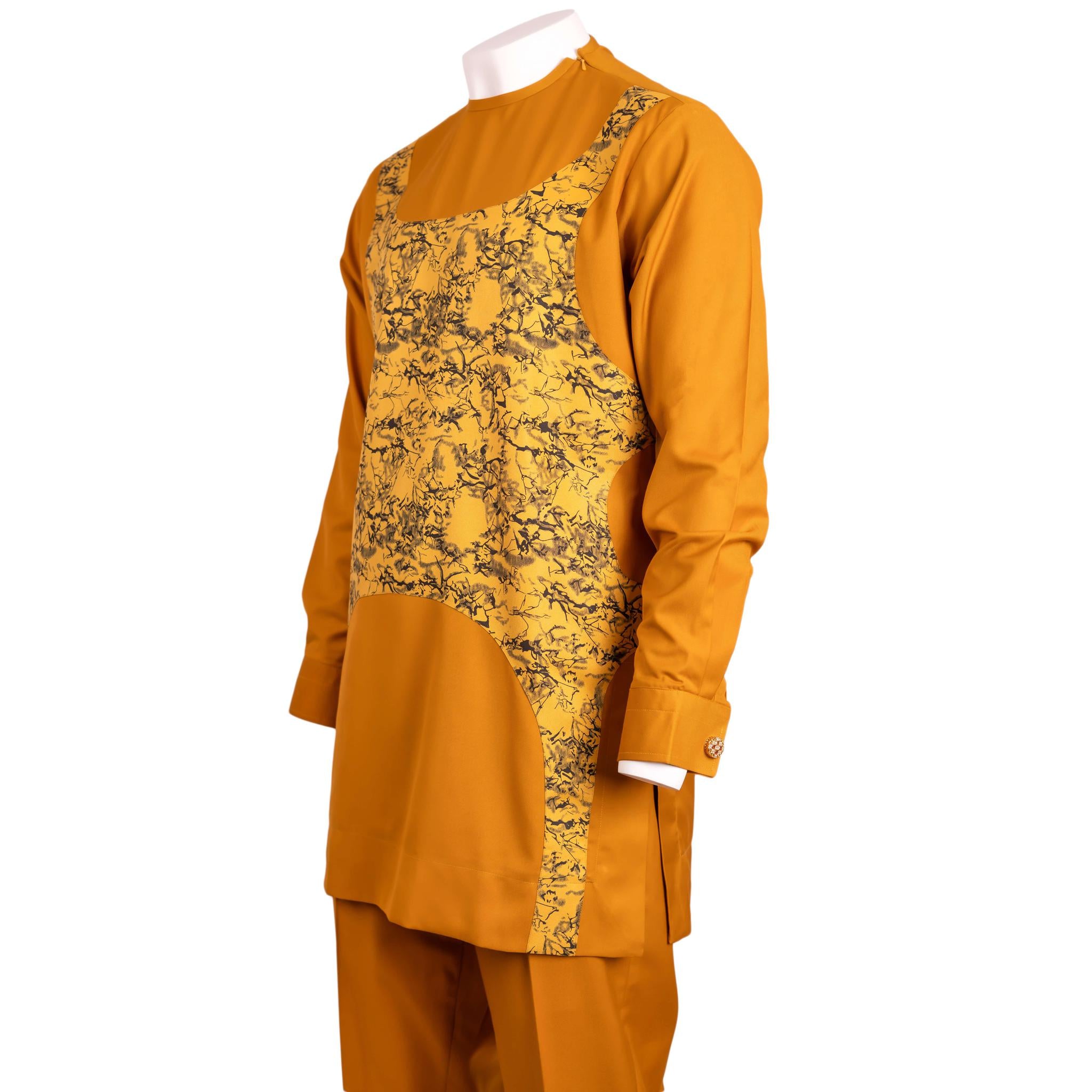 Men's Yellow Long Sleeve Set