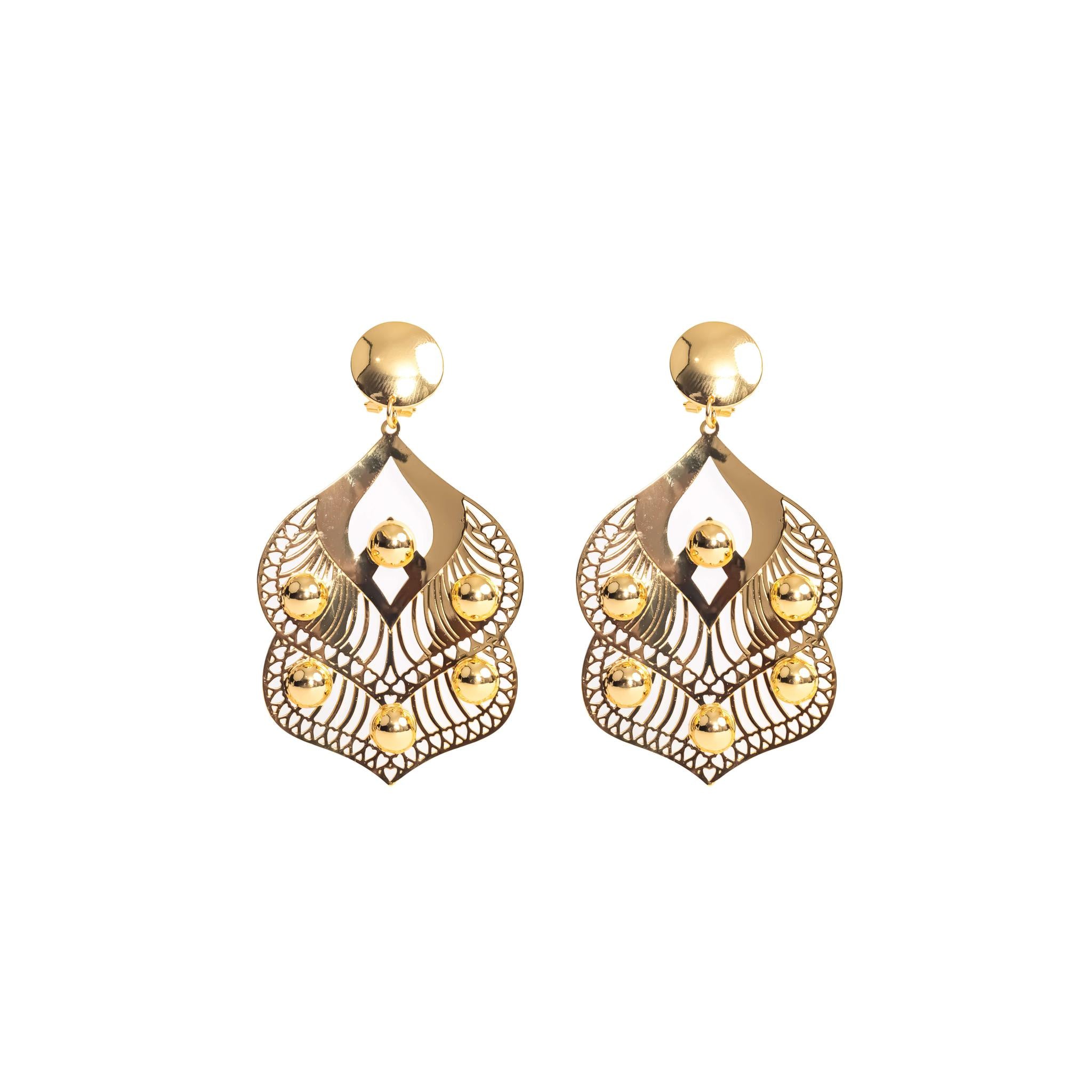 Gold Drop Earring