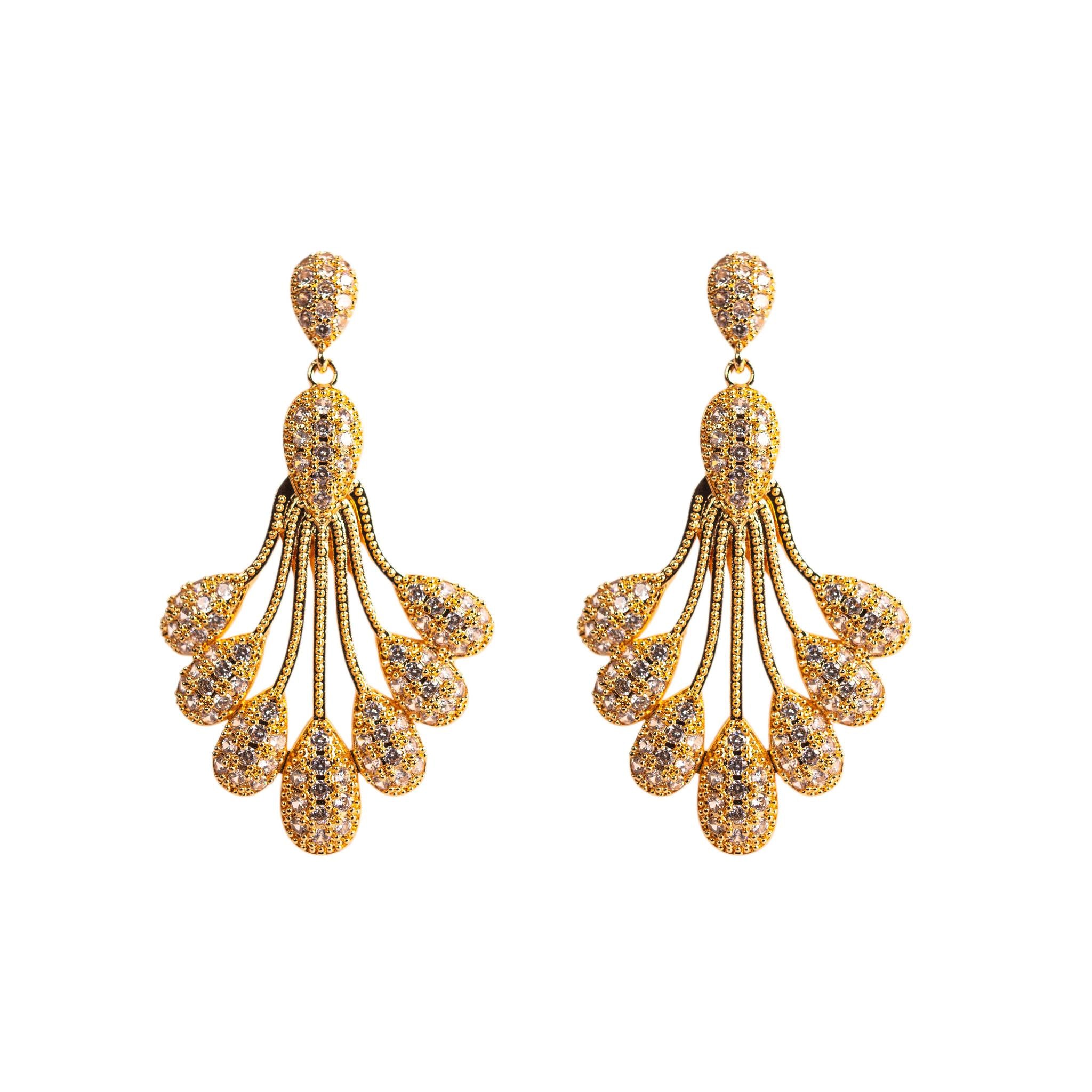 Gold Dangling Earring