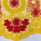 Yellow & Red Cotton Lace