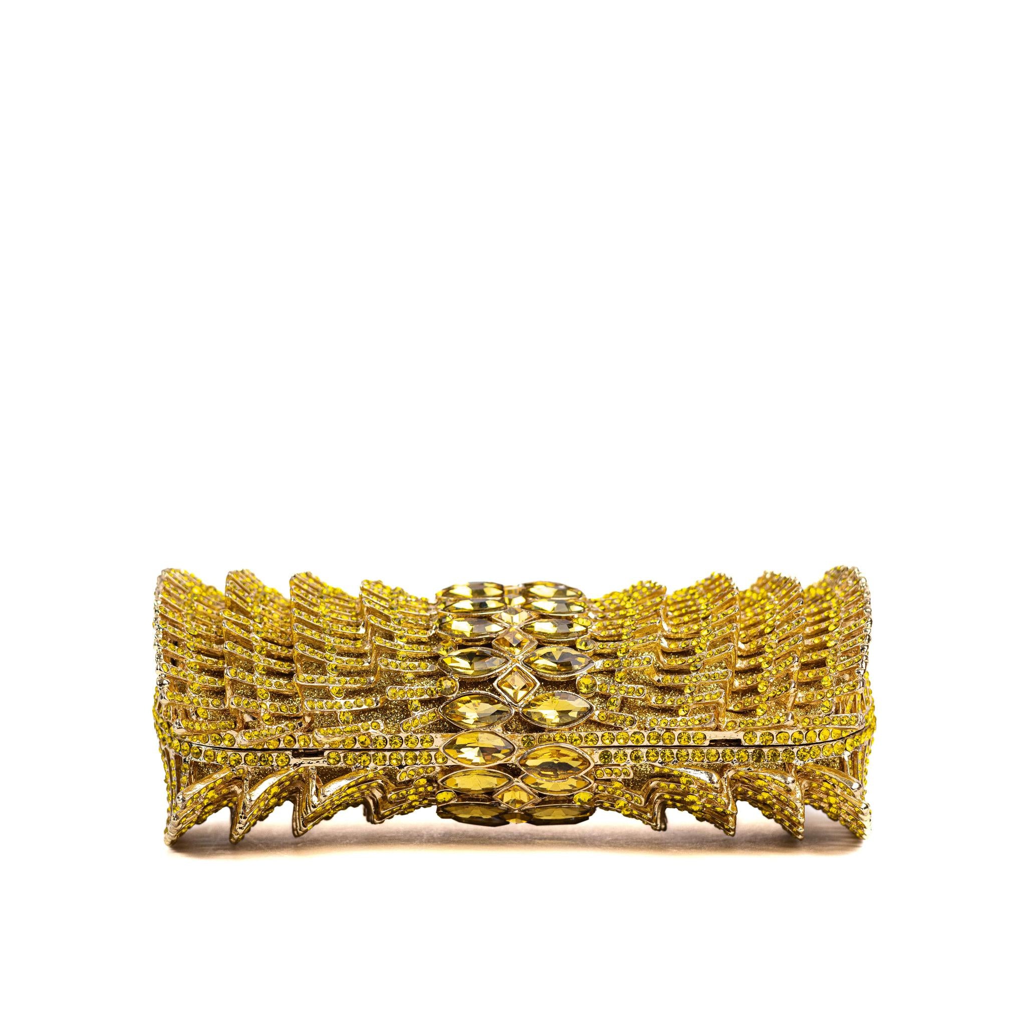 Yellow Diamonds Clutch Purse