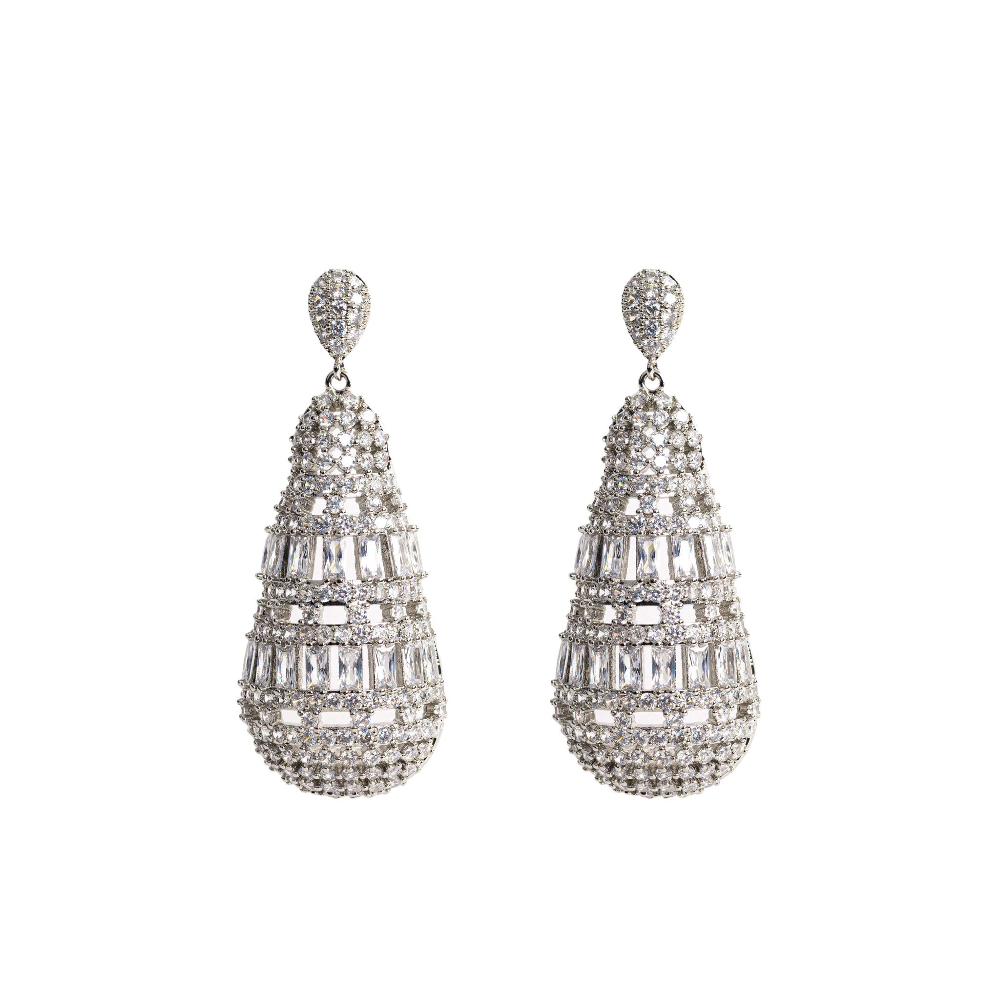 Silver Drop Earring