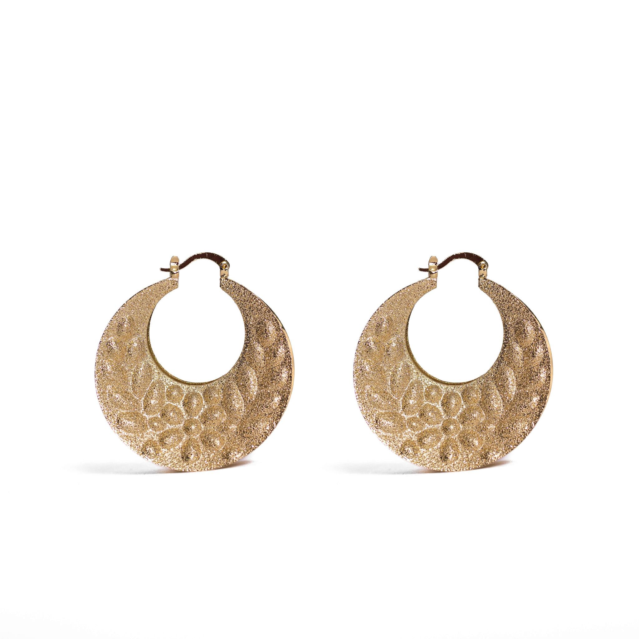 Gold Hoops Earring