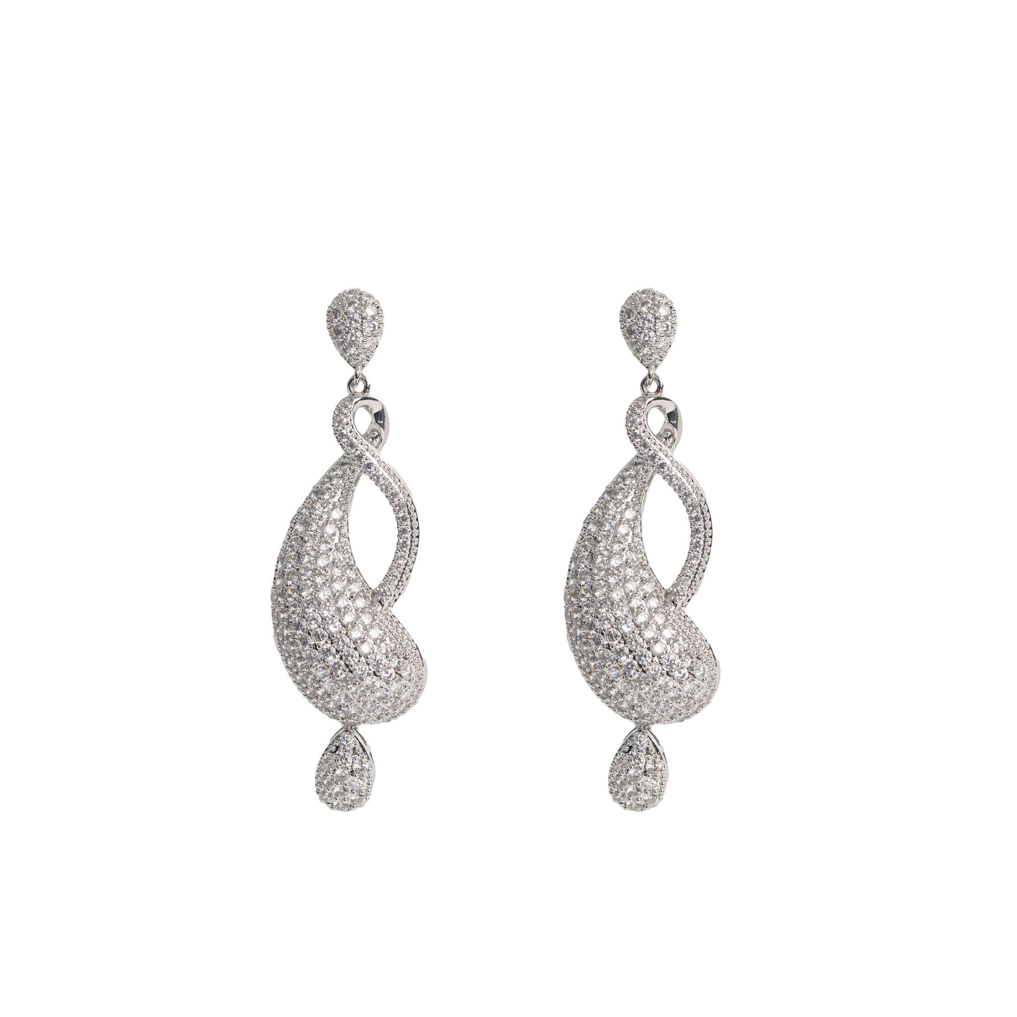 Silver Drop Earring