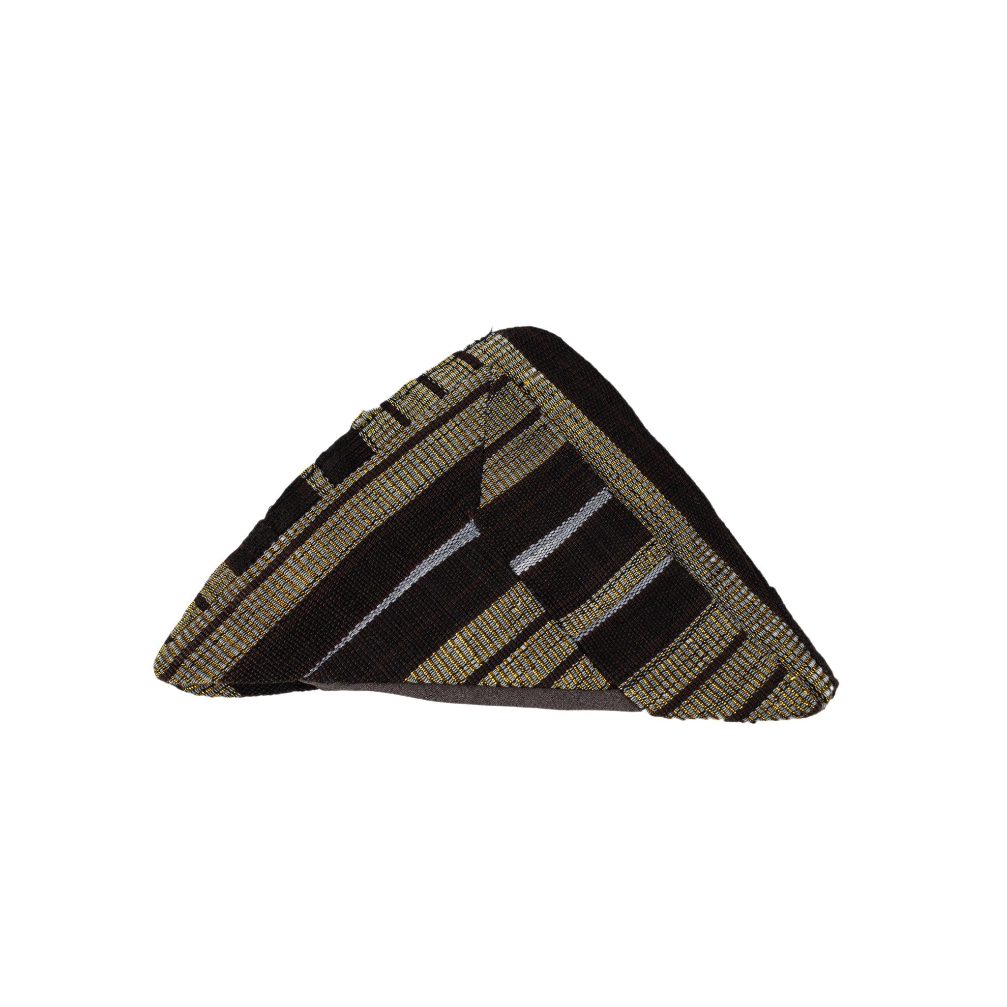 Black & Gold Aso-Oke Kids Set