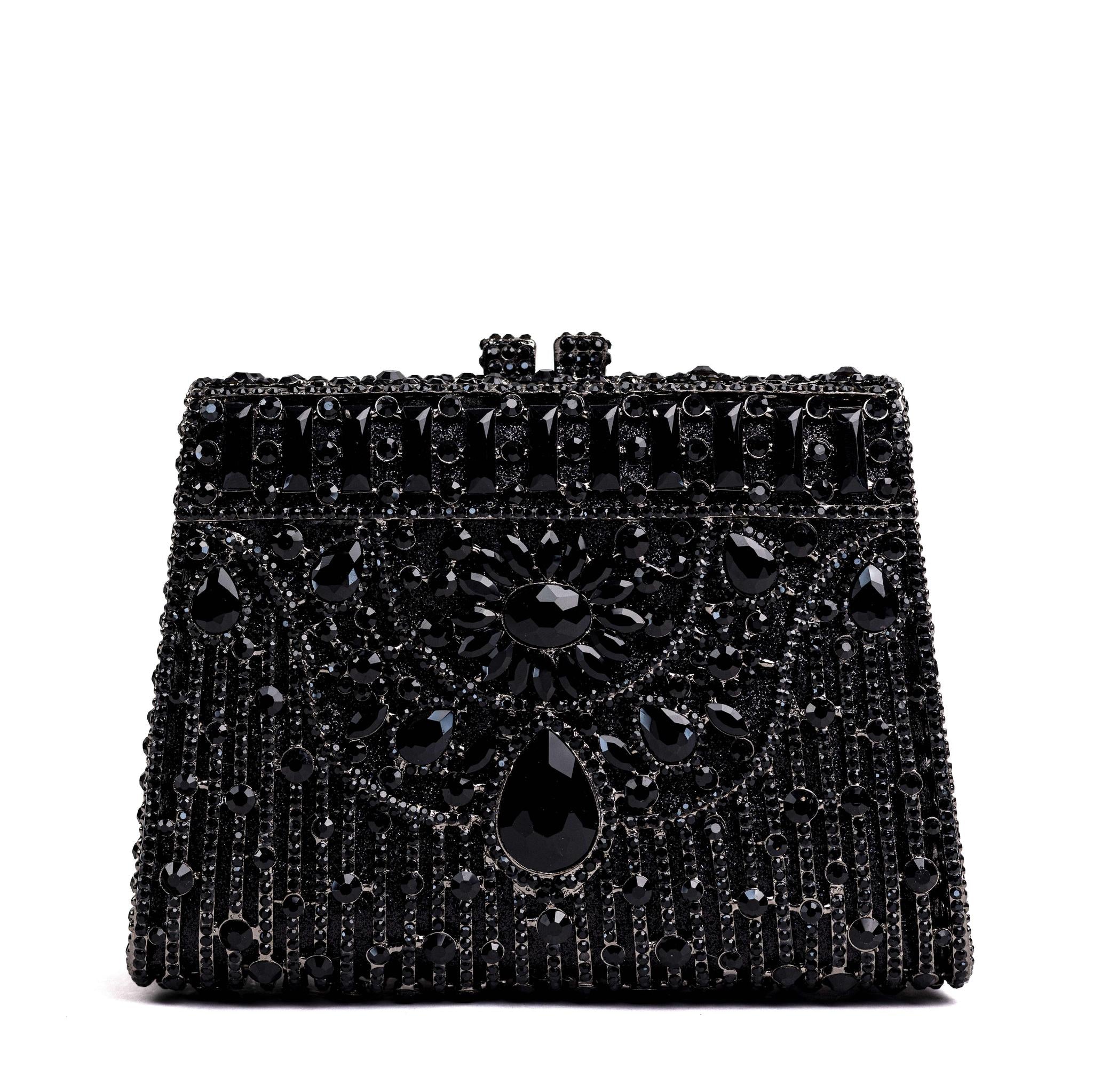 Black Box Rhinestone Clutch Purse