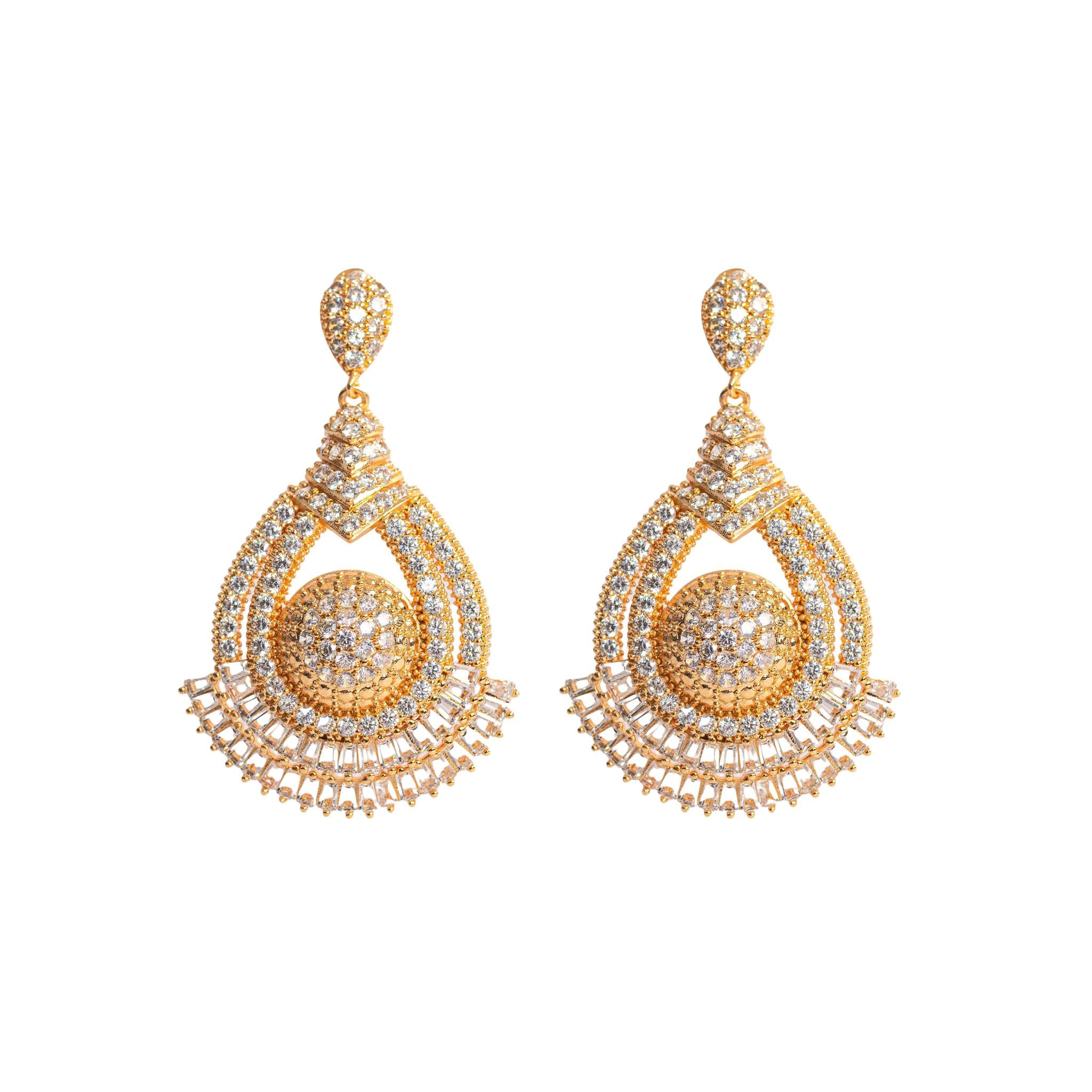 Gold Drop Earring