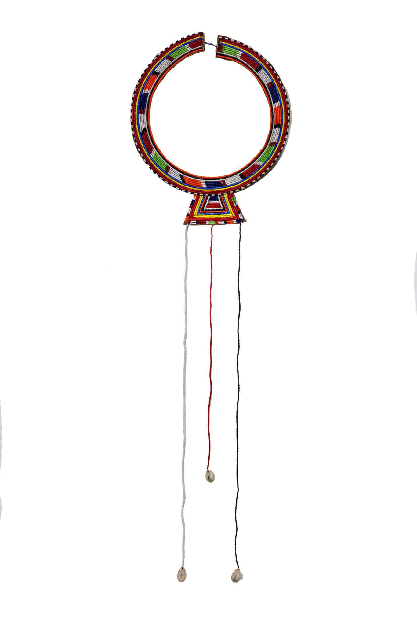 Maasai Traditional Beaded Necklace - SM