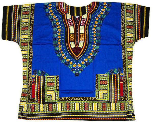 Persian Blue - African Dashiki Shirt