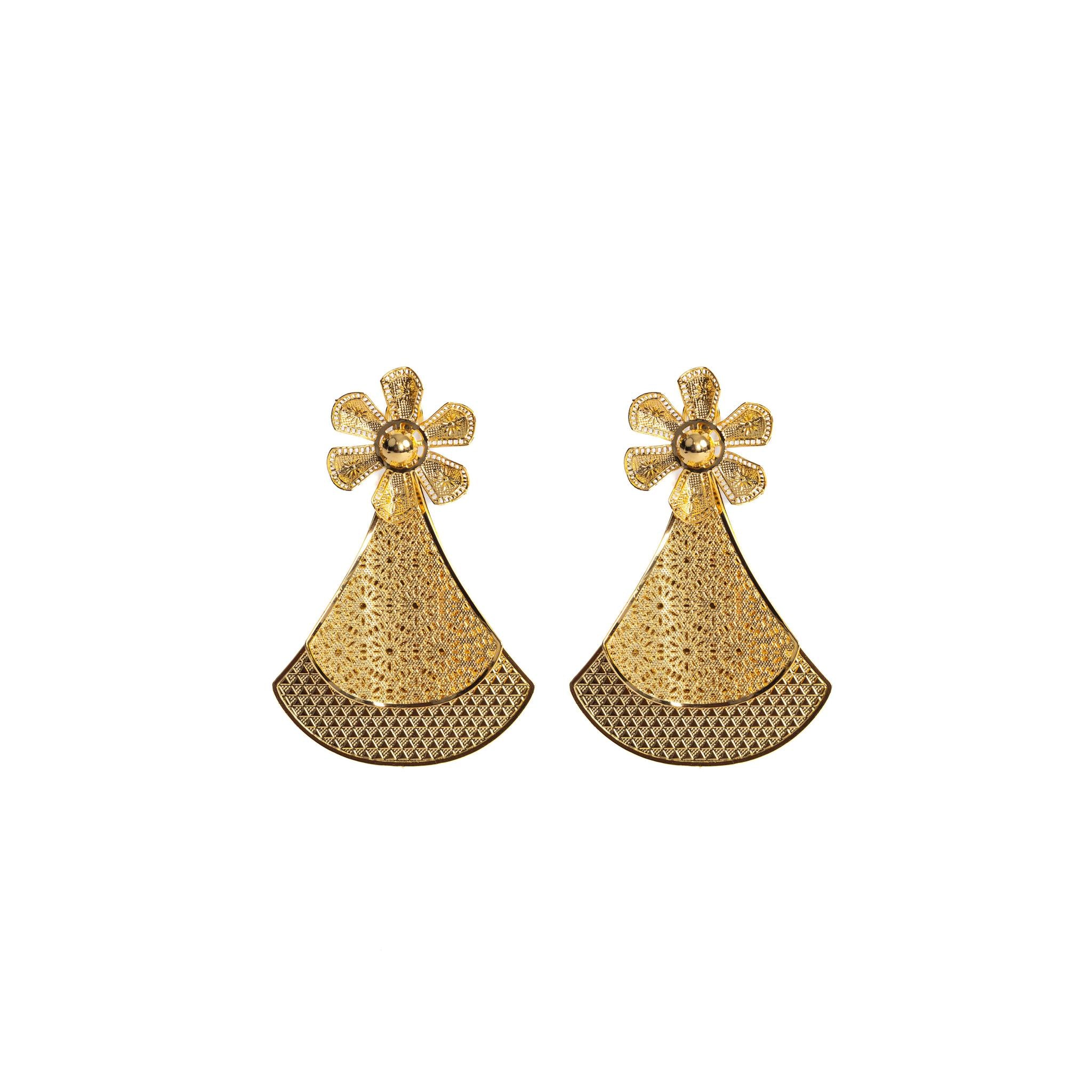 Gold Drop Earring