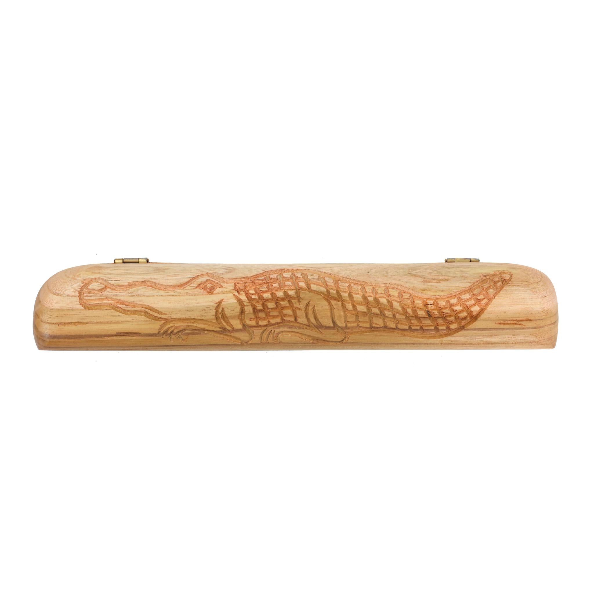 Hand carved Ayò - Mancala Game - Crocodile