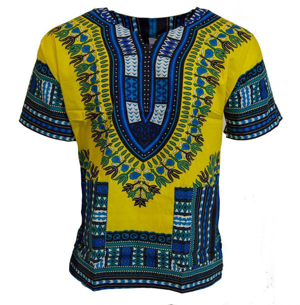 Yellow - African Dashiki Shirt