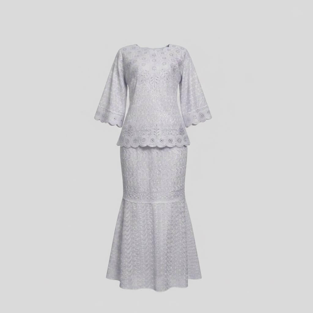 Women's White Two-Piece Outfit