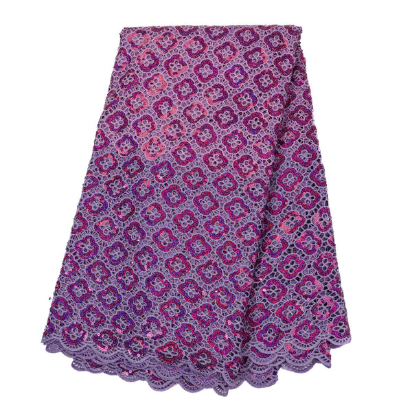 Purple Sequin Lace