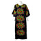 Ankara Patchwork Long Dress