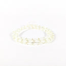 White & Gold String Tie Waist Beads