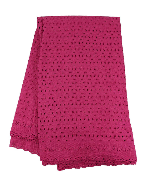 Pink Cotton Dry Lace