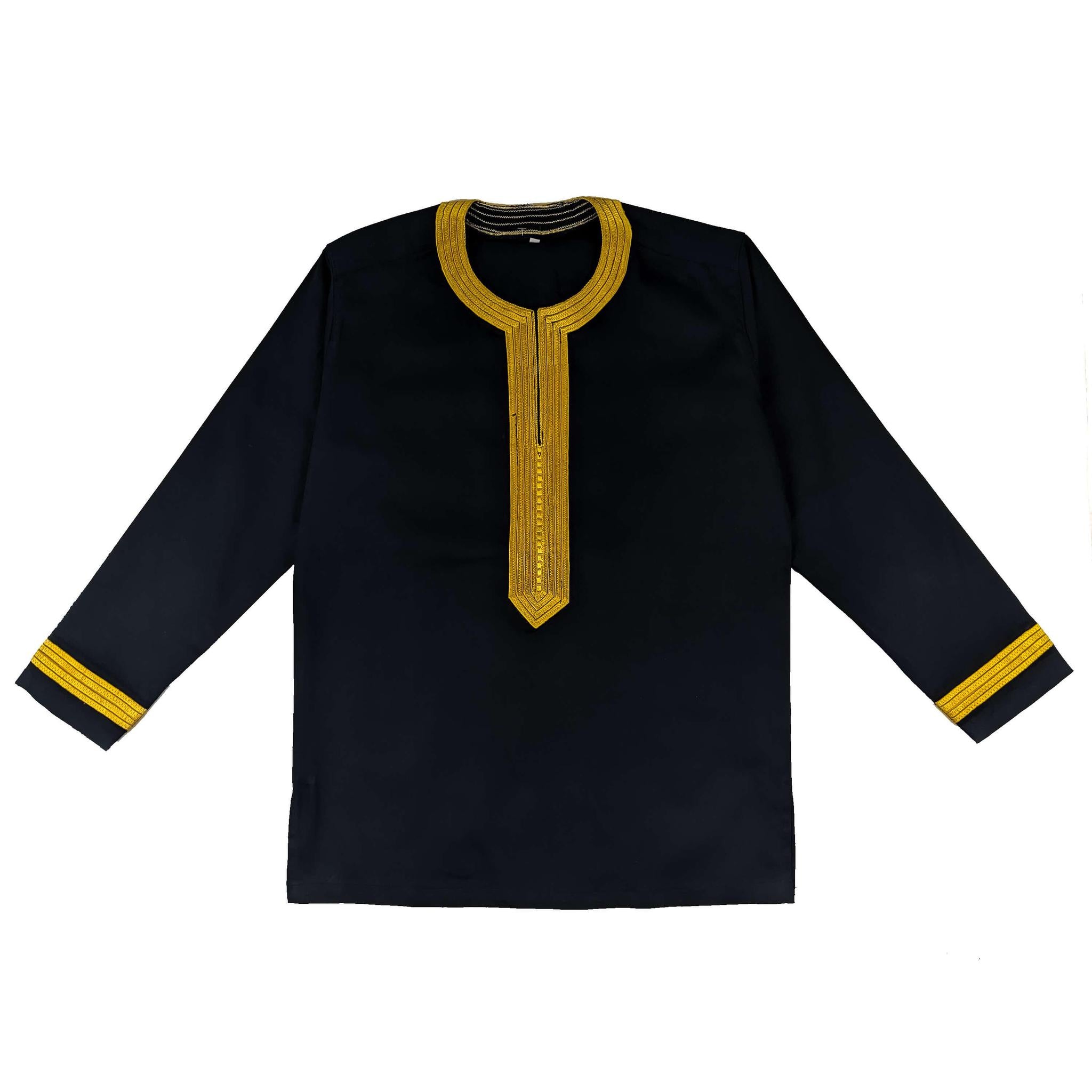 Men's Embroidery Long Sleeve Top