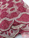 Wine & Gold French Net Lace