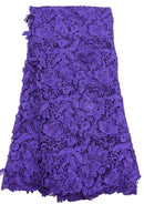 Purple, Black, & Pink Cotton Lace