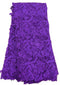 Purple Heavy Guipure Lace