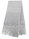 Silver French Net Lace