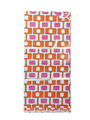 Orange & Pink Petal Bazin J.F Textiles