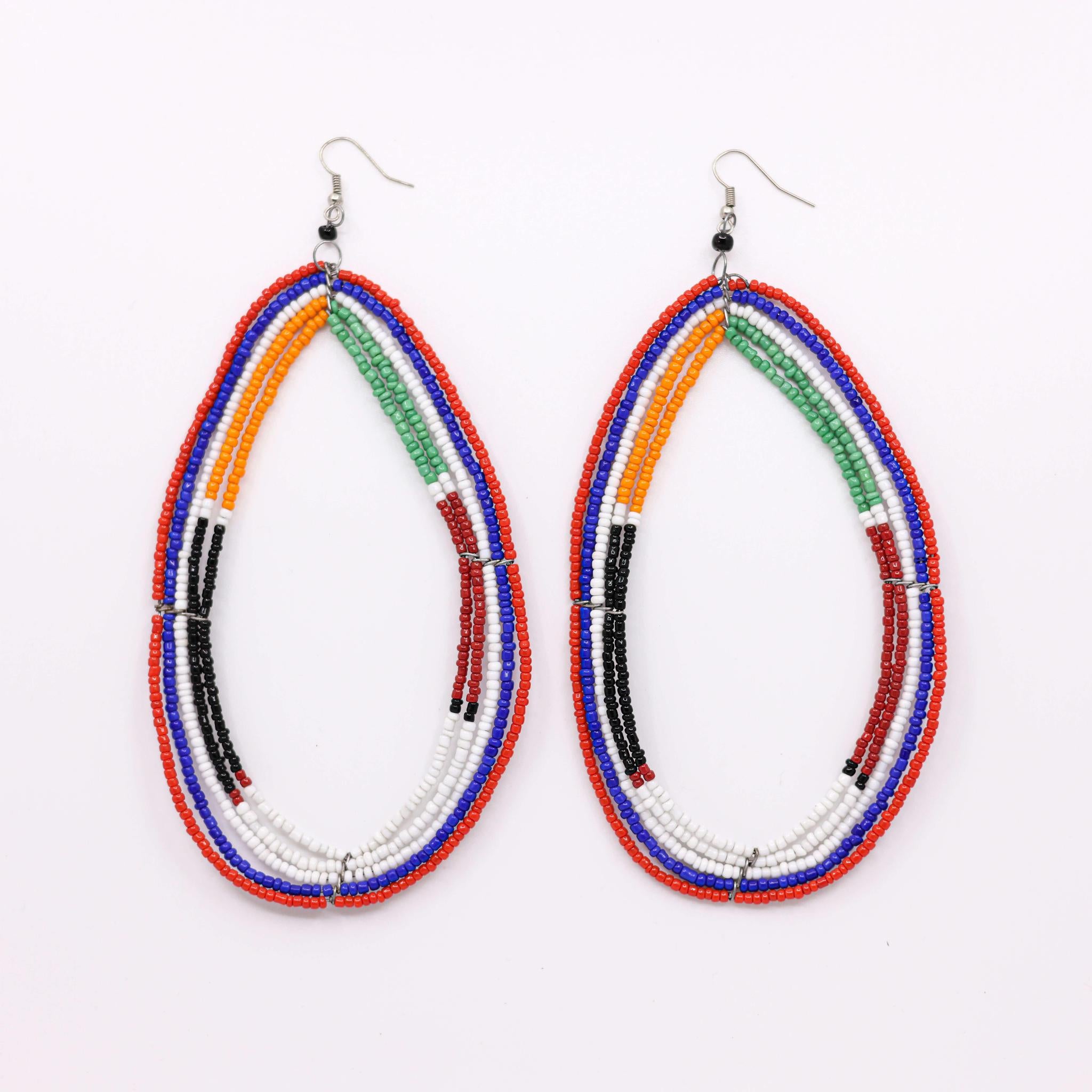 Over Size Maasai Beaded Earring