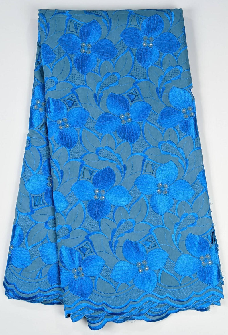 Blue Cotton Lace