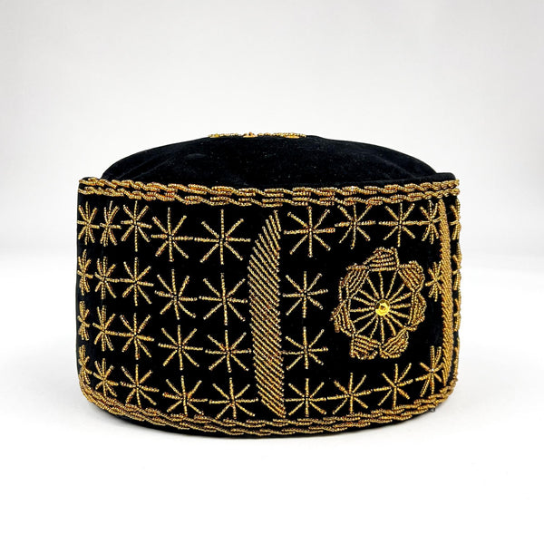 Black & Gold Royal Hat