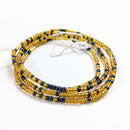 Gold & Black African Waist Beads