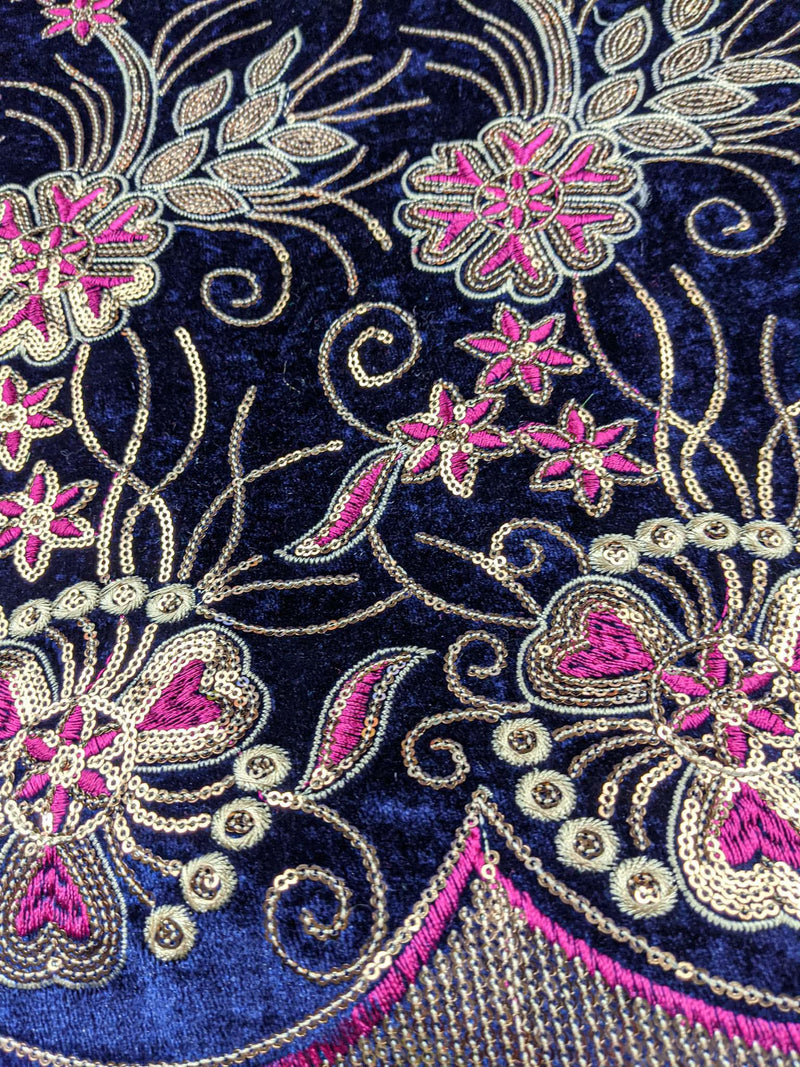 Blue & Pink George Fabric