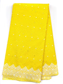 Yellow Cotton Dry Lace