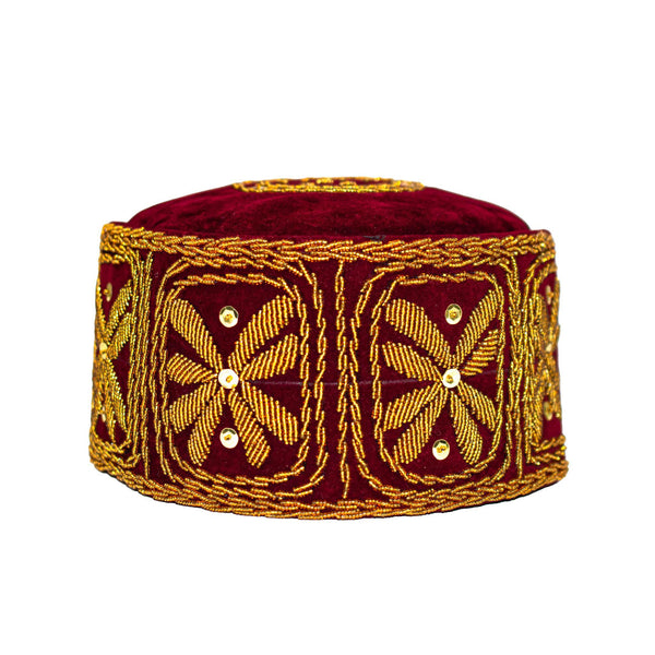 Red & Gold Royal Hat