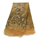 Gold Net Sequence Lace
